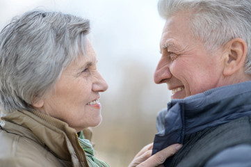older couple on a walk