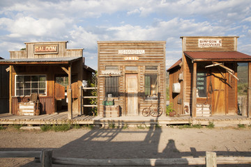 Old West storefronts, Ridgway, Colorado.