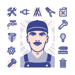 worker Icon set