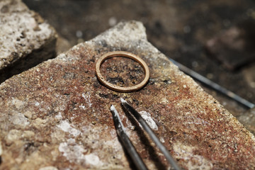 Tool master jeweler closeup