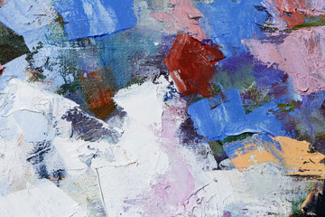 colorful oil paint texture closeup , beautiful background art