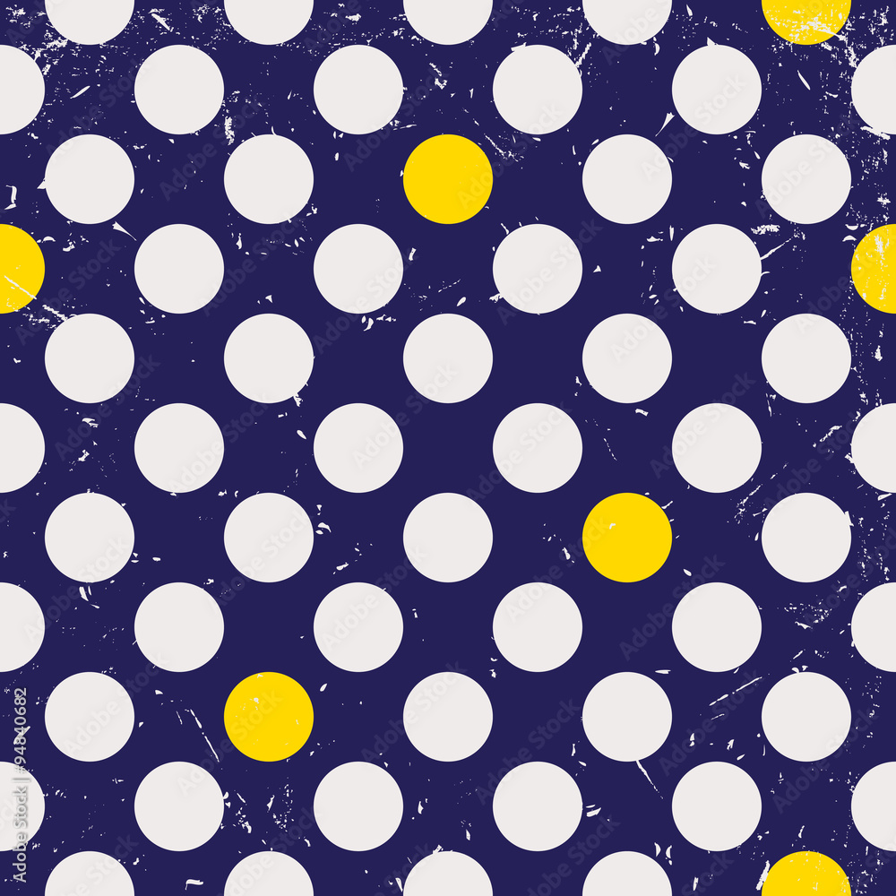 Poster seamless dots pattern