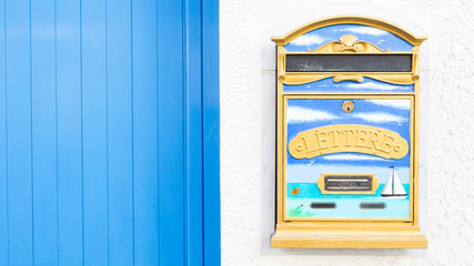 Letter box decored