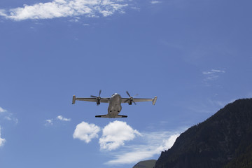 Flyover, July 4, Independence Day Parade, Telluride, Colorado, USA, 04.07.2014