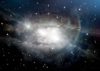 Fototapeta premium galaxy in a free space