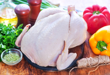 raw chicken