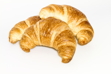 Goldgelbe Croissants