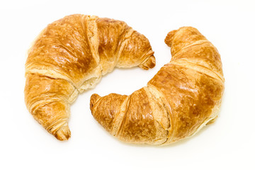 Goldgelbe Croissants