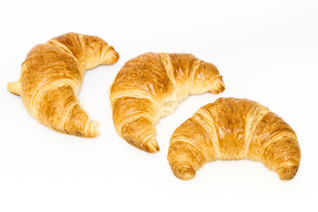 Goldgelbe Croissants
