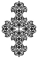 Antique ottoman turkish vector design one