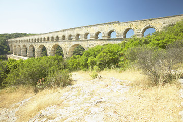 Obraz premium Pont du Gard, Nimes, France