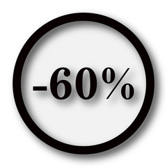 60 percent discount icon