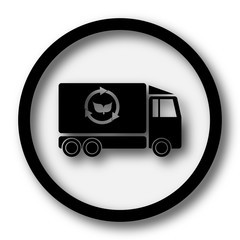 Eco truck icon