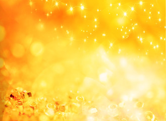 Abstract holiday gold background