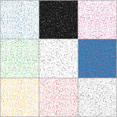 Set of seamless dots patterns