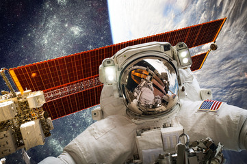 Astronaut in outer space