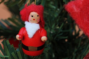 Little wooden Christmas decoration