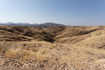 fantrastic Namibia moonscape landscape