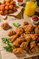 Delicious chicken popcorn