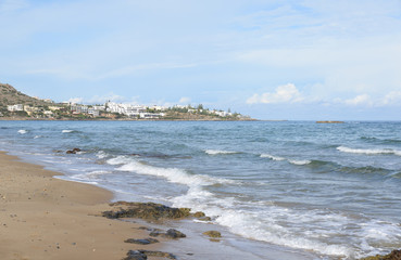 Fototapeta na wymiar Küste bei Stalida, Kreta