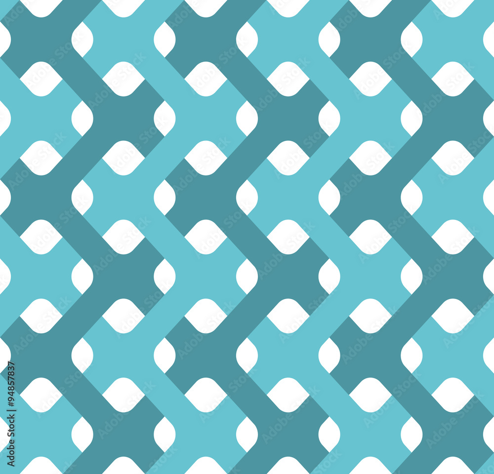 Poster plexus tapes seamless pattern. abstract background of weavings.