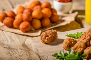 Delicious chicken popcorn