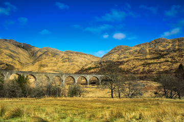 Glenfinnan Viaduct im Fr&uuml;hjahr