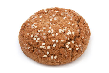 Oat cookie with sesame