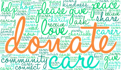 Donate Word Cloud