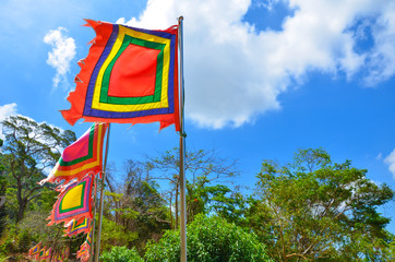 Vietnamese festival flag