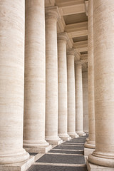 Bernini's colonnade in Piazza San Pietro (St Peter's Square) in