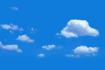 Fototapeta premium clouds in blue sky background