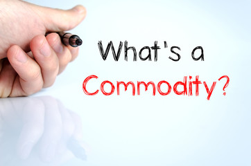 What's commodity text concept