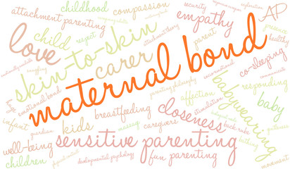 Maternal Bond Word Cloud