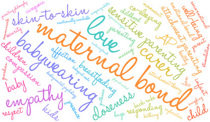 Maternal Bond Word Cloud