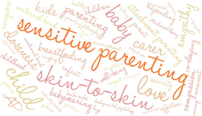 Sensitive Parenting Word Cloud