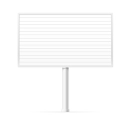 Fototapeta premium Blank urban advertising board template. Past your content on it