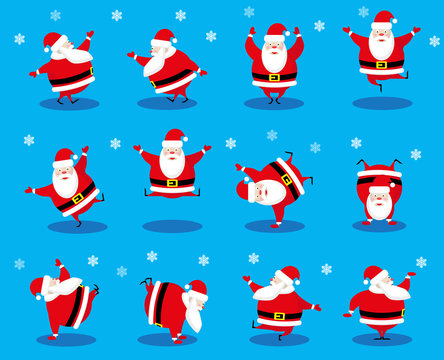 Set vectors design elements: 12 Christmas gift socks