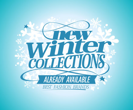 Fashion banner New winter collections.