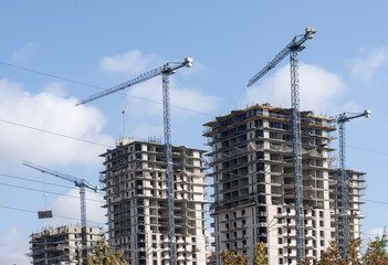 Complex construction of residential buildings