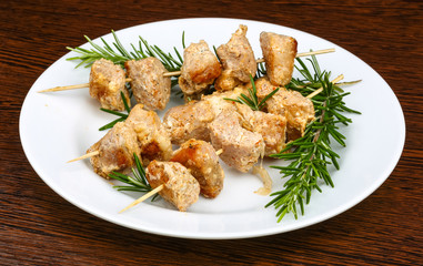 Chicken skewers