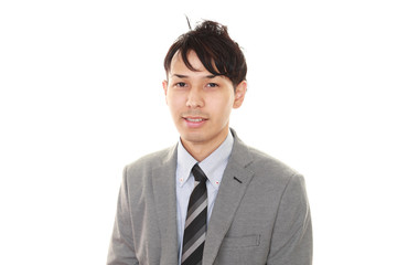 笑顔のビジネスマン