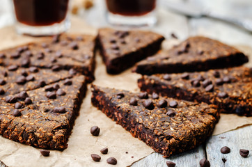 Coconut banana chocolate chips chocolate scones