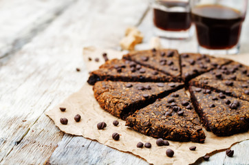 Coconut banana chocolate chips chocolate scones