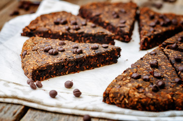 Coconut banana chocolate chips chocolate scones