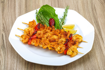 Prawn skewer