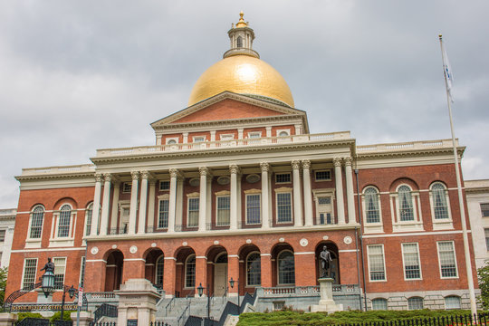 The Massachusetts State House Boston Massachusetts USA