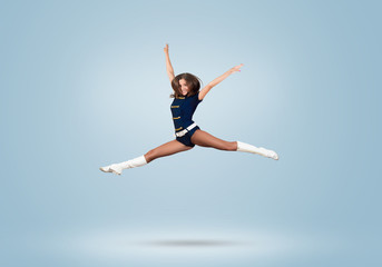 Fototapeta na wymiar Cheerleader girl
