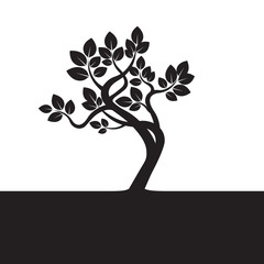 Green Tree.Vector Illustration.