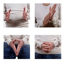man bosy language postures